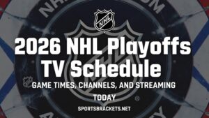 2026 NHL Playoffs TV Schedule