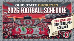 2026 Ohio State Football Schedule