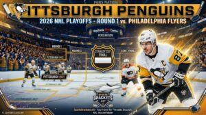 Read more about the article 2026 Pittsburgh Penguins Playoff Schedule: Round 1 vs. Philadelphia Flyers