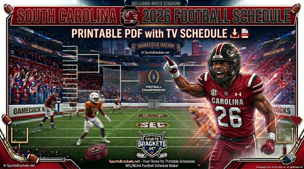 2026 South Carolina Football Schedule