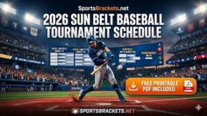 Read more about the article 2026 Sun Belt Baseball Tournament Bracket: Schedule and Printable PDF