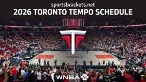 2026 Toronto Tempo Schedule