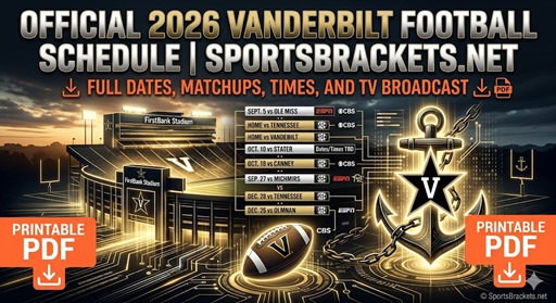 2026 Vanderbilt Football Schedule