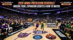 Read more about the article 2026 WNBA Preseason Schedule: Nigeria Tour, Expansion Debuts & How to Watch