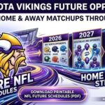 Future Minnesota Vikings Schedules
