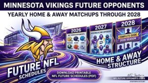 Future Minnesota Vikings Schedules