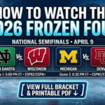 How to Watch the 2026 Frozen Four