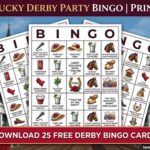 Kentucky Derby Bingo Cards