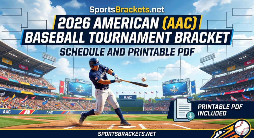 Printable 2026 American Baseball Tournament Schedule