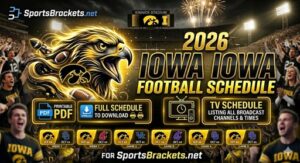 Read more about the article 2026 Iowa Hawkeyes Football Schedule, Printable PDF with TV Schedule