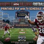 Printable 2026 Mississippi state football Schedule