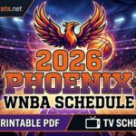 Printable 2026 Phoenix Mercury Schedule