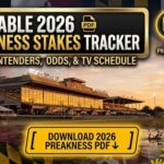 Printable 2026 Preakness Stakes Schedule Feature