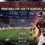 Printable 2026 Texas AM Schedule