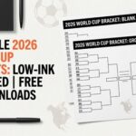 Printable 2026 World Cup Bracket Ink Featured