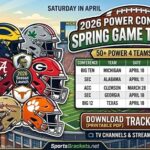 2026 College Football Spring Game Schedule