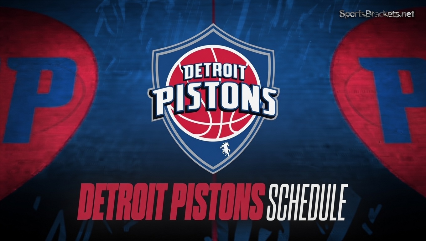 2026-27 Detroit Pistons Schedule - Sports Brackets 2026-27 Detroit Pistons Schedule featured graphic