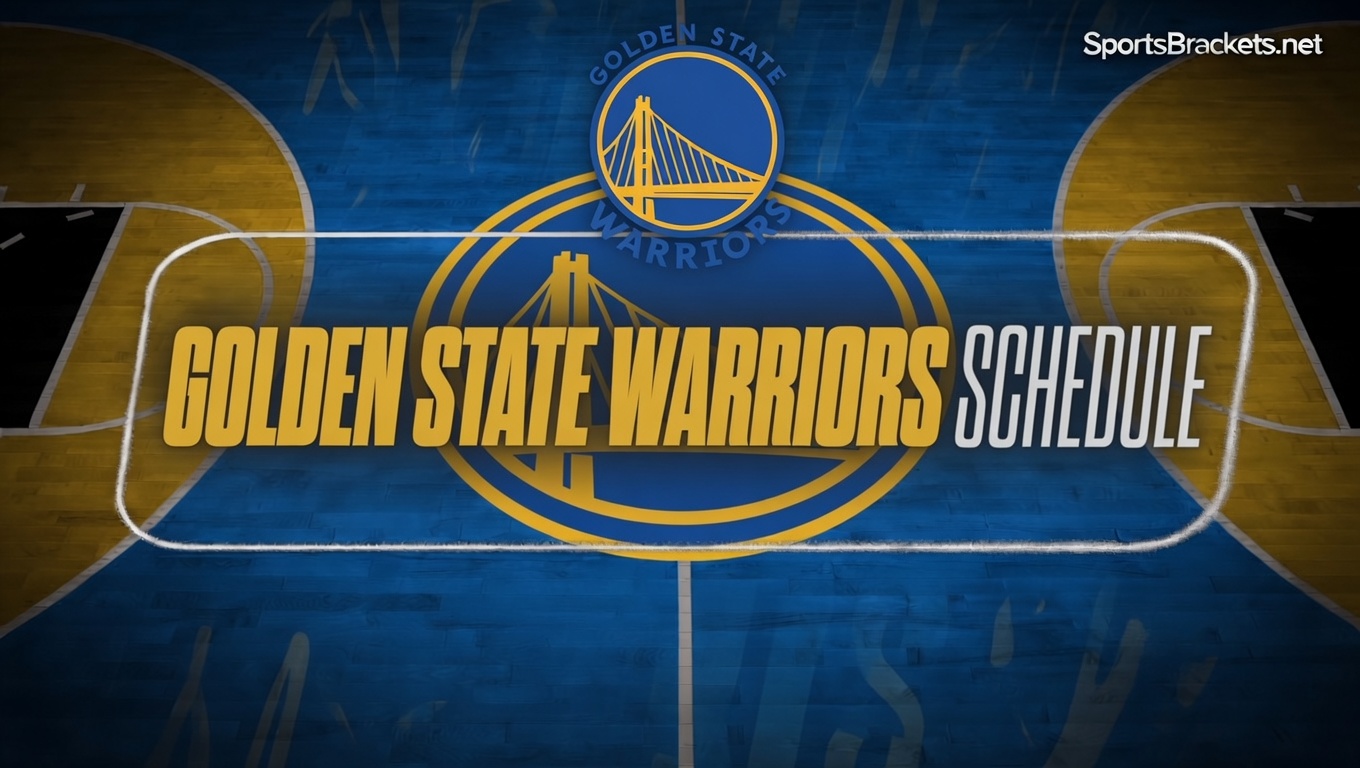 2026-27 Golden State Warriors Schedule - Sports Brackets 2026-27 Golden State Warriors Schedule featured graphic