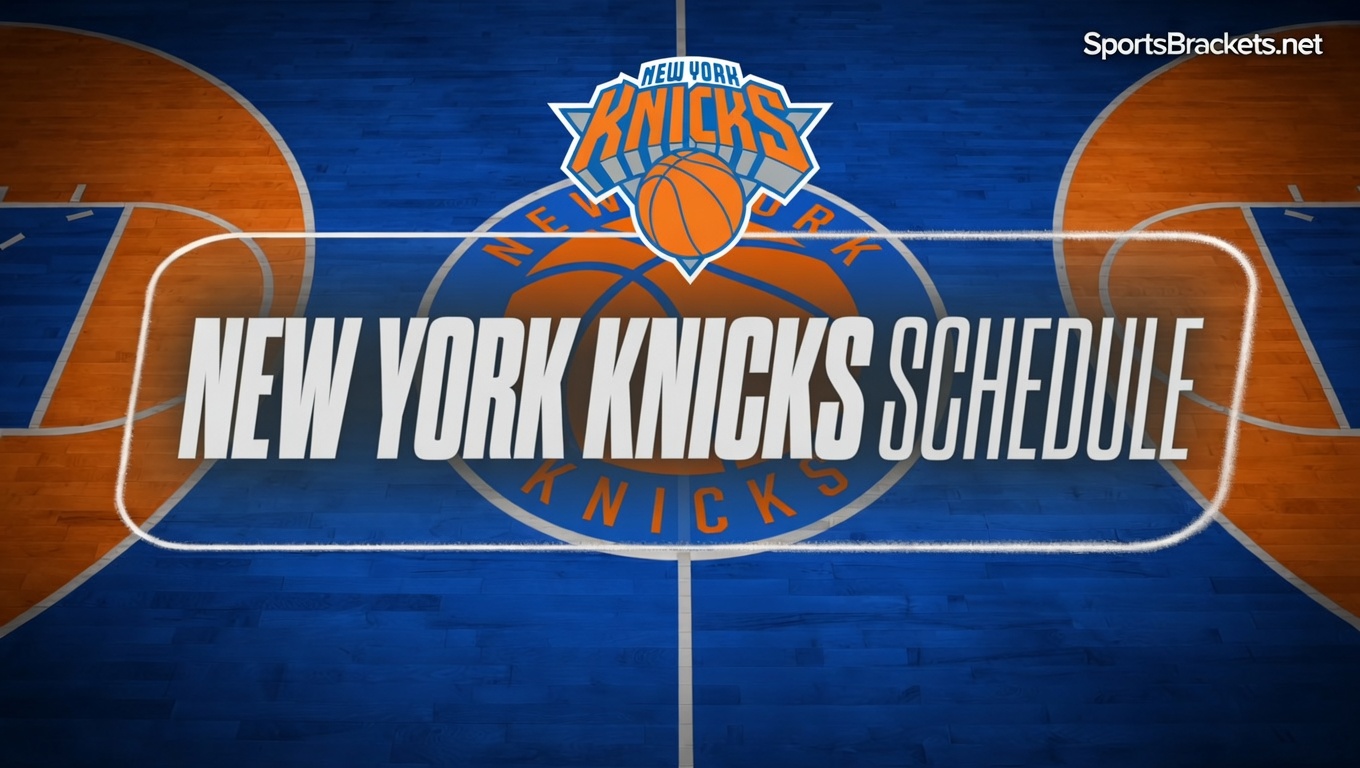 2026-27 New York Knicks Schedule featured graphic
