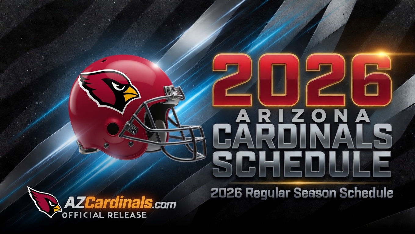2026 Arizona Cardinals Schedule - Sports Brackets 2026 Arizona Cardinals schedule