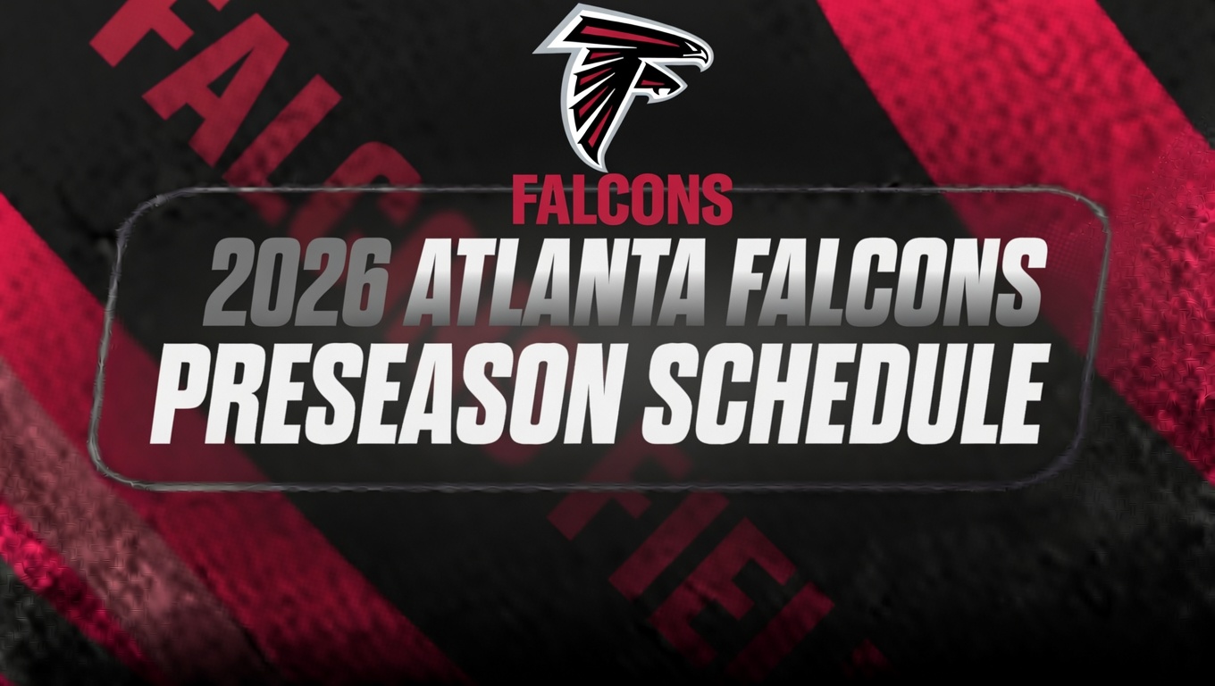 2026 Atlanta Falcons preseason schedule