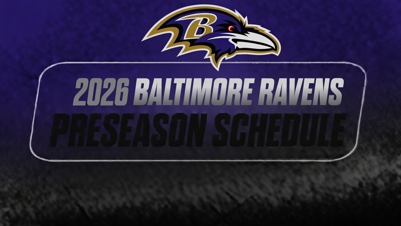 2026 Baltimore Ravens preseason schedule