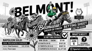 2026 Belmont Stakes Printable Betting Sheet