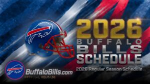 Read more about the article 2026 Buffalo Bills Schedule: Opponents, Kickoff Dates, and Printable PDF