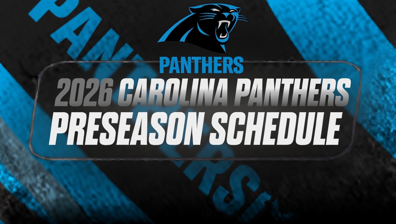 2026 Carolina Panthers preseason schedule