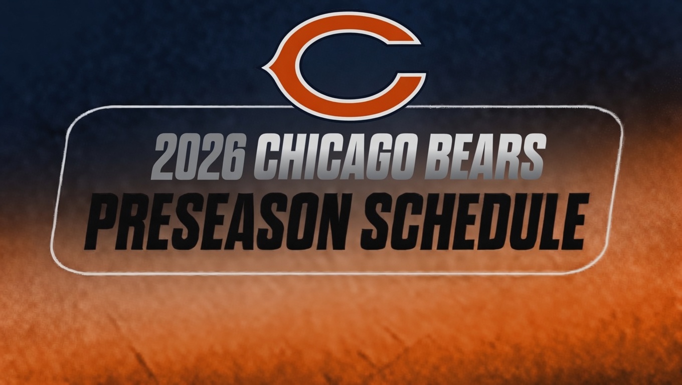 2026 Chicago Bears preseason schedule