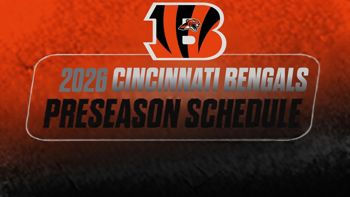2026 Cincinnati Bengals preseason schedule