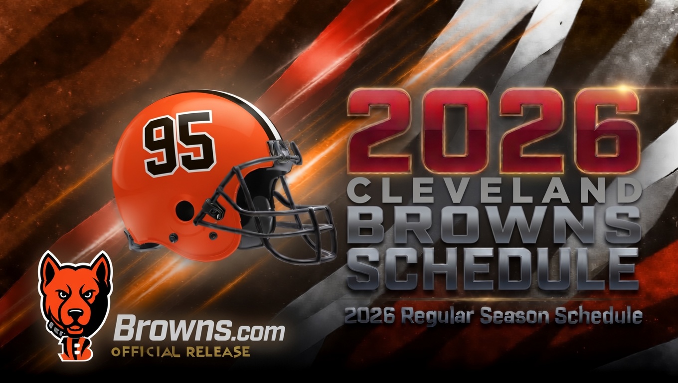 2026 Cleveland Browns Schedule - Sports Brackets 2026 Cleveland Browns schedule
