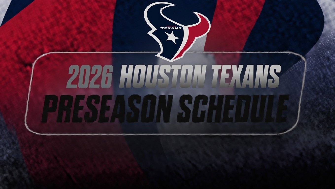 2026 Houston Texans preseason schedule