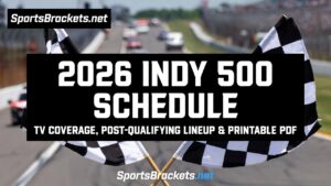 2026 Indy 500 Schedule: TV Coverage, Post-Qualifying Lineup & Printable PDF
