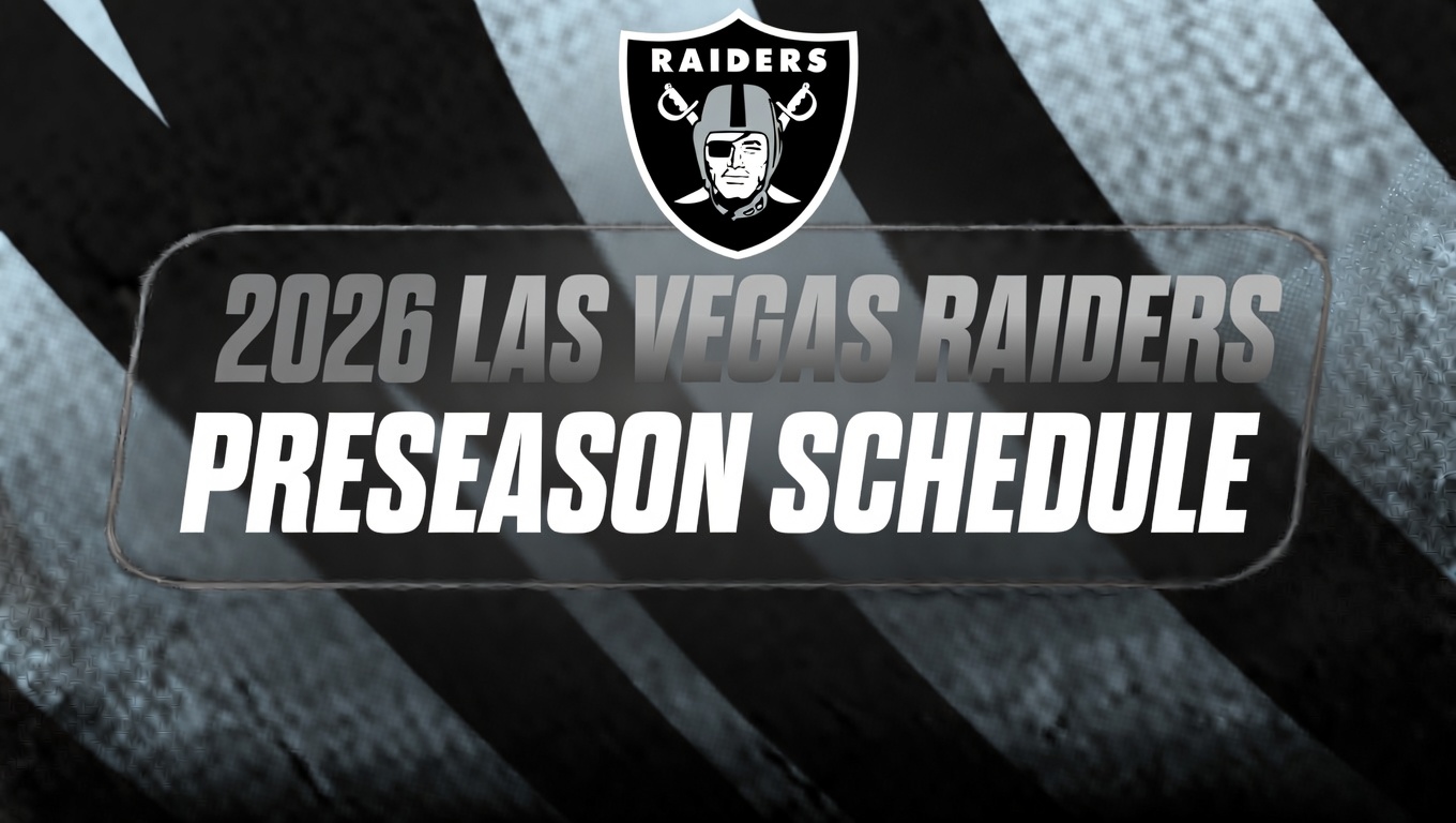 2026 Las Vegas Raiders preseason schedule