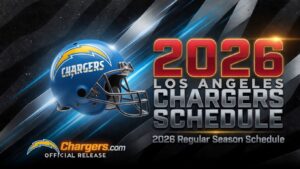 2026 Los Angeles Chargers schedule