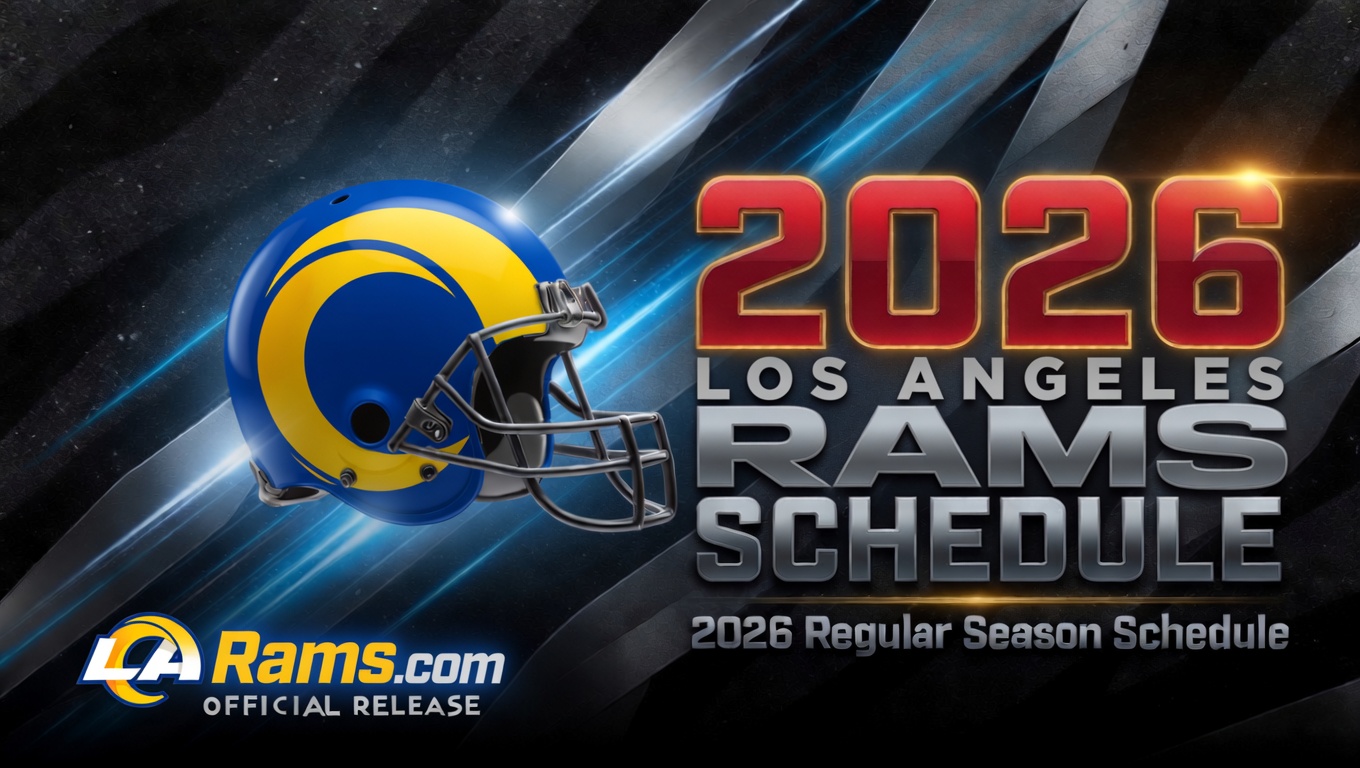 2026 Los Angeles Rams Schedule - Sports Brackets 2026 Los Angeles Rams schedule