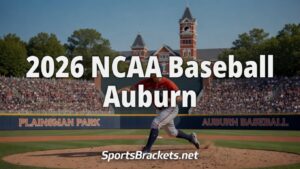 Read more about the article 2026 NCAA Auburn Regional Baseball Schedule, Bracket & TV Guide