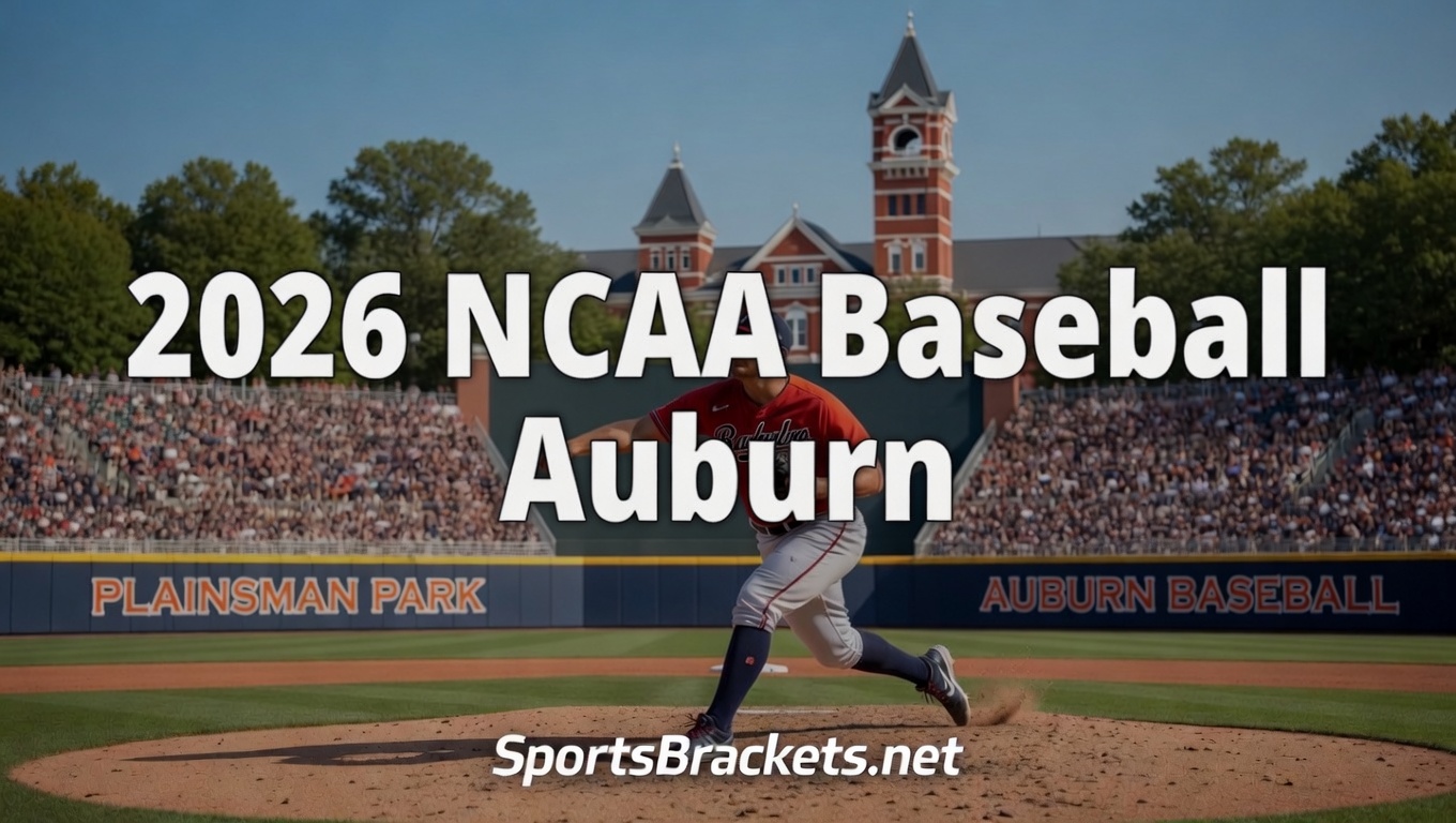 2026 NCAA Auburn Regional baseball bracket and schedule