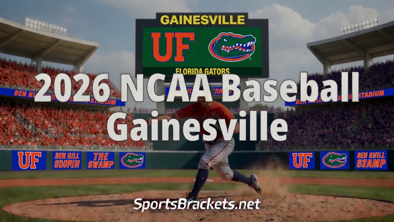 2026 NCAA Gainesville Regional baseball bracket and schedule