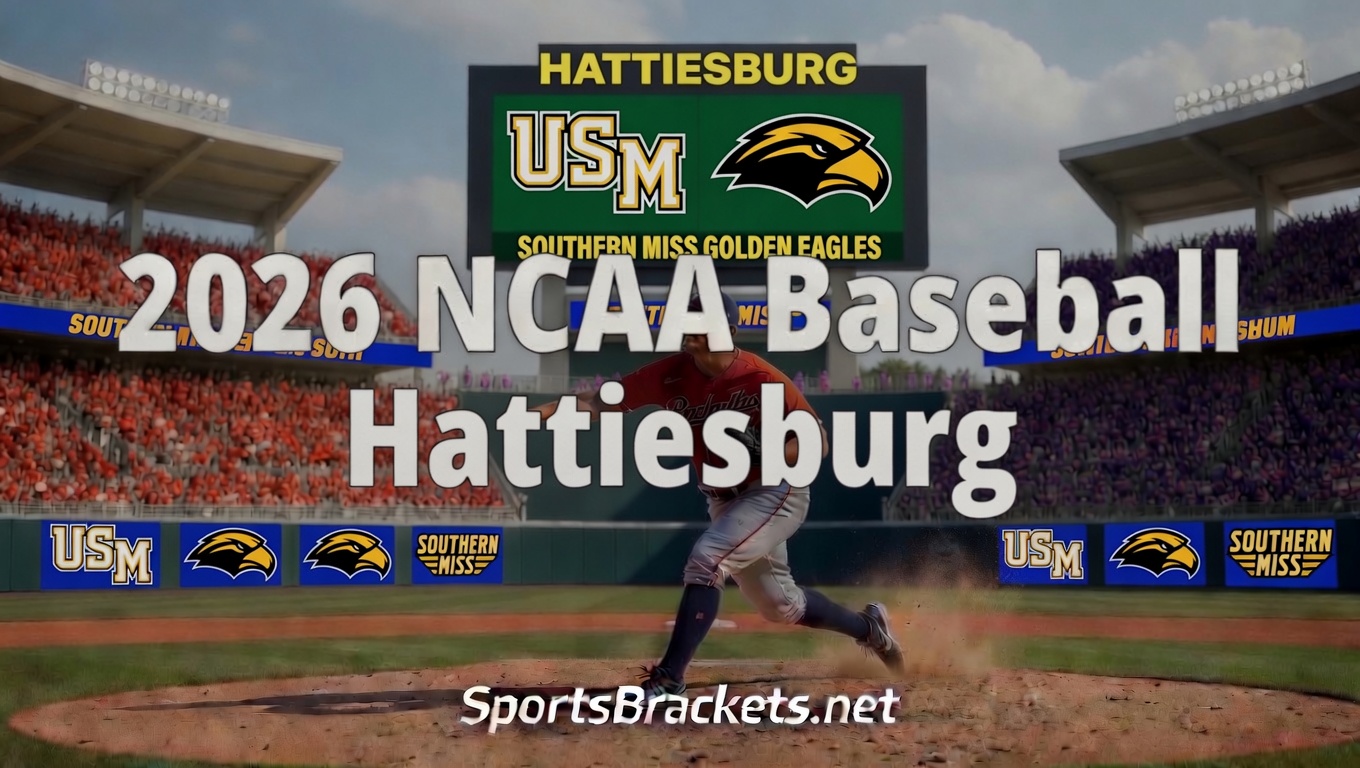 2026 NCAA Hattiesburg Regional baseball bracket and schedule