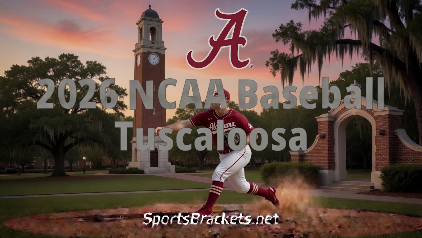 2026 NCAA Tuscaloosa Regional baseball bracket and schedule