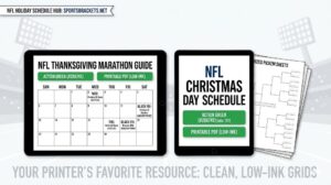 2026 NFL Holiday Schedule Hub