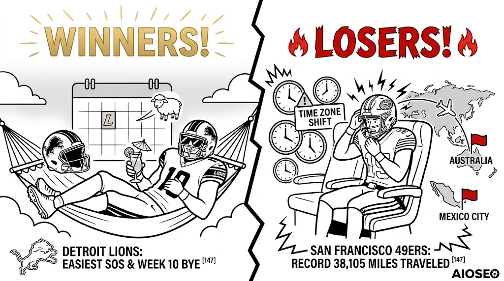 2026 NFL Schedule Winners and Losers