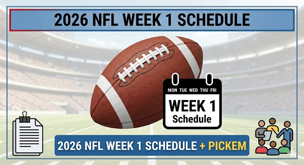 2026 NFL Week 1 Schedule