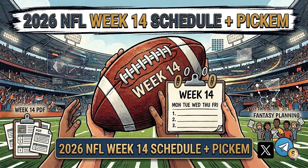 2026 NFL Week 14 Schedule