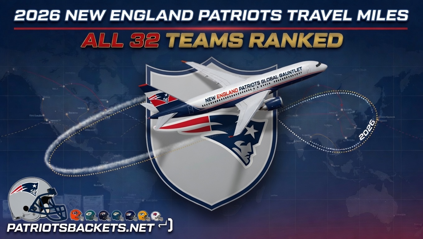 New England Patriots 2026 Travel Guide: Record Mileage and Key Road Trip Schedule