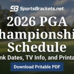 2026 PGA Championship Schedule