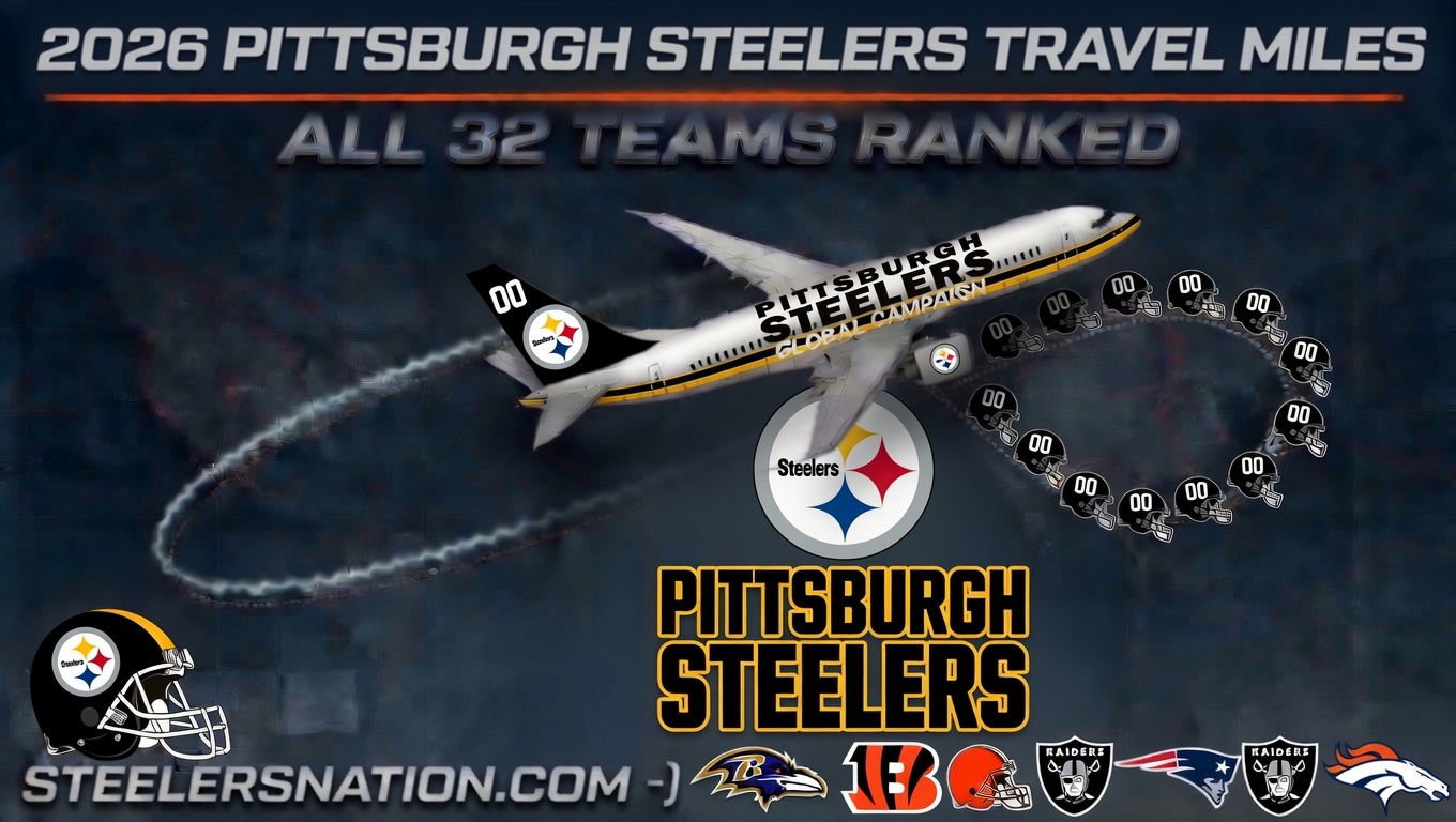 2026 Pittsburgh Steelers Miles Traveled - Sports Brackets Pittsburgh Steelers 2026 Travel Guide: Record Mileage and Key Road Trip Schedule