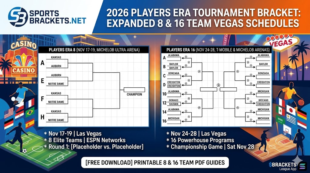 2026 Players Era Tournament bracket